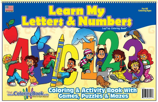 ABC-123 LapTop Coloring Book