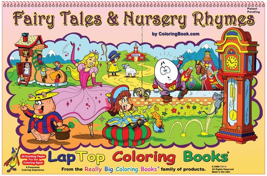 Fairy Tales LapTop Coloring Book