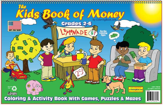 Kid's Book of Finance LapTop Coloring Book