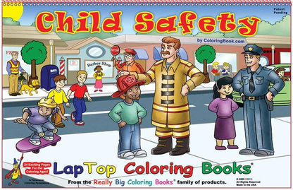 Child Safety LapTop Coloring Book