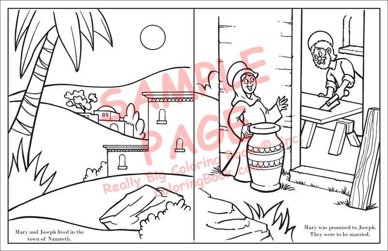 Real Story of Christmas LapTop Coloring Book-2