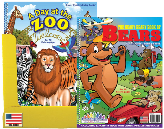 Bears and Zoo Animals Coloring Book