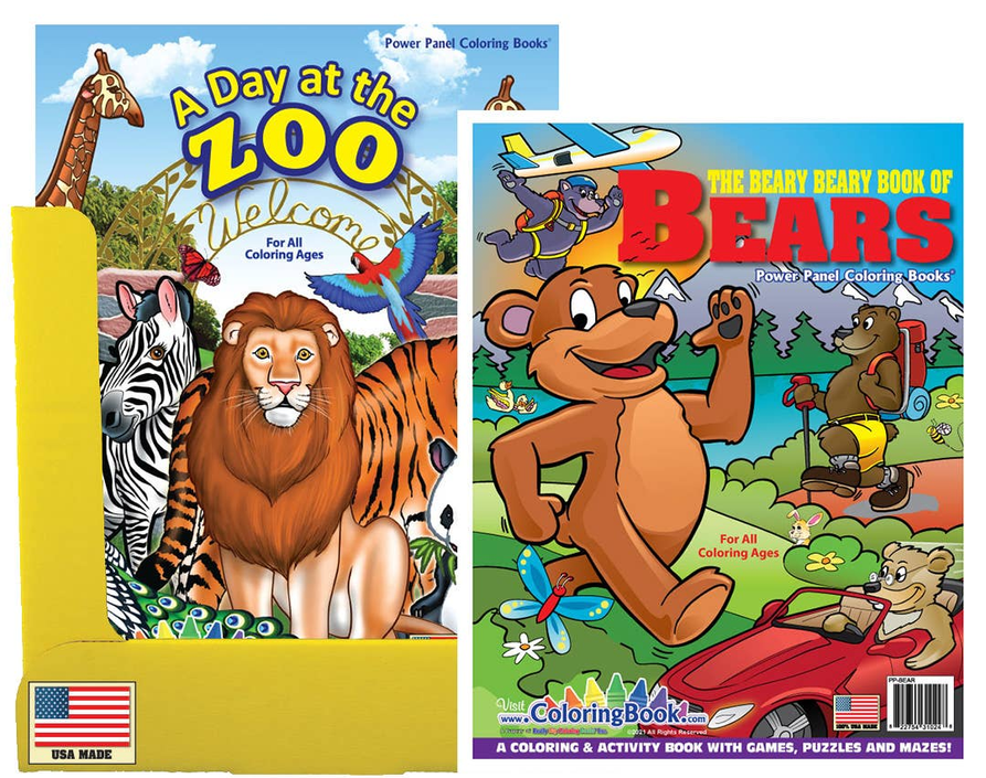 Bears and Zoo Animals Coloring Book-2