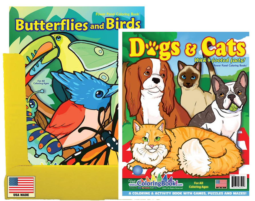 Birds Dogs and Cats Coloring Books-2