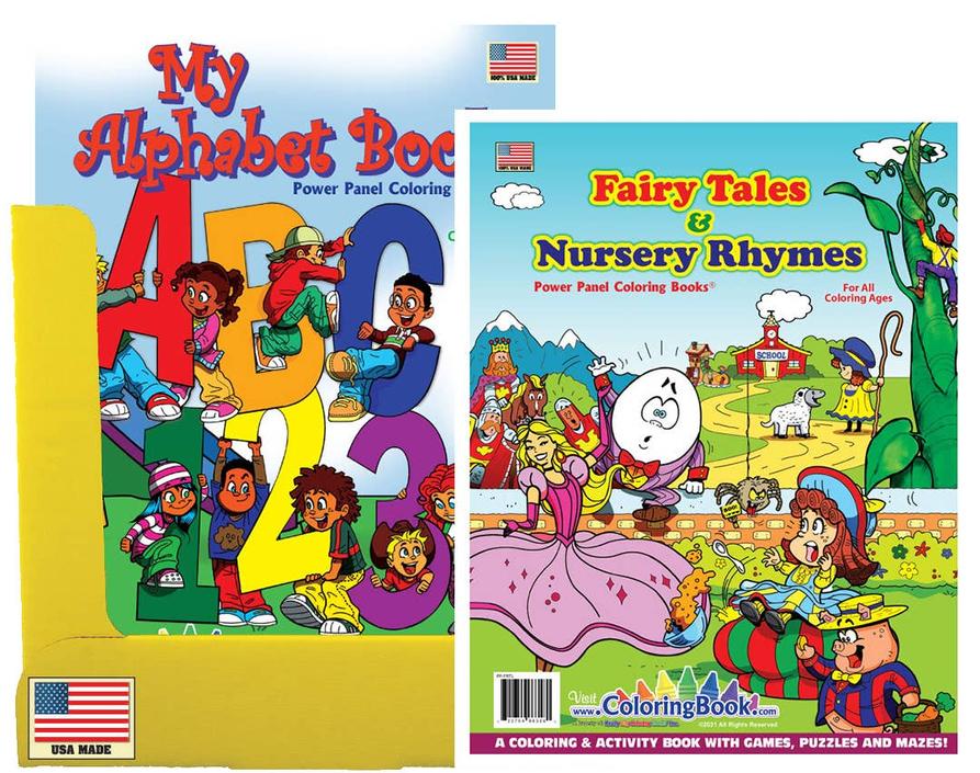 ABC, Fairy Tales Coloring Books-2