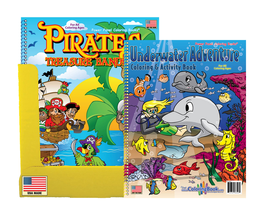 Underwater Pirates Color Books