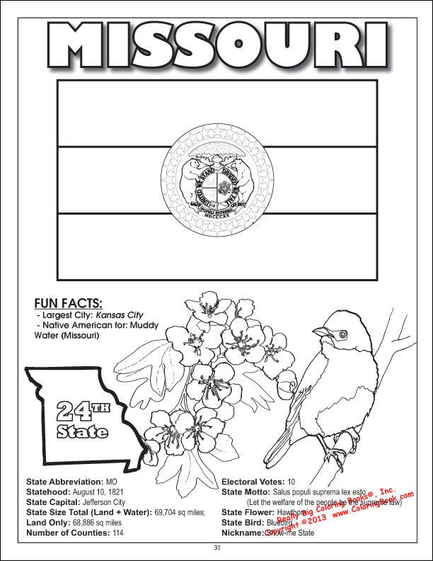 Presidents States Coloring Books-4