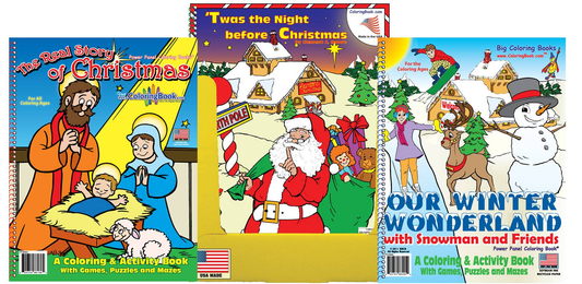 Christmas Assorted Coloring Book Titles