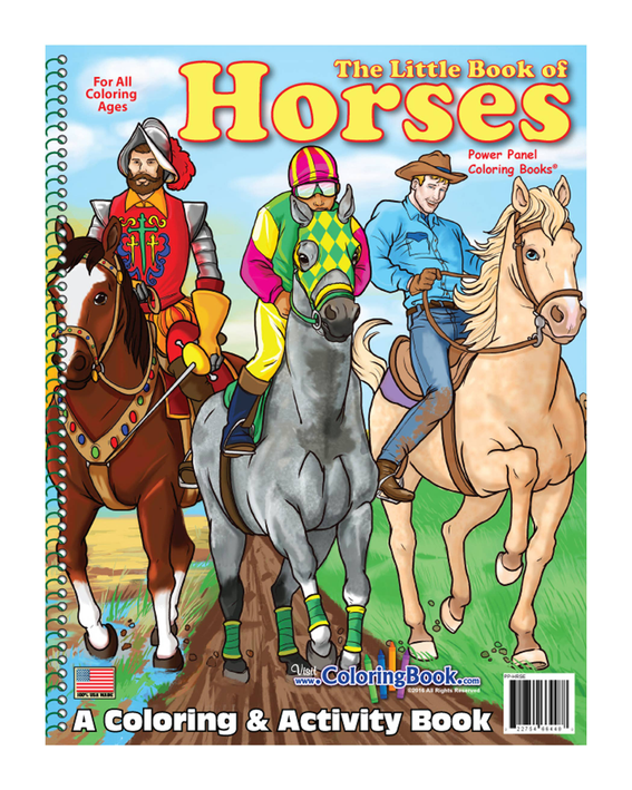 Horses Coloring Book