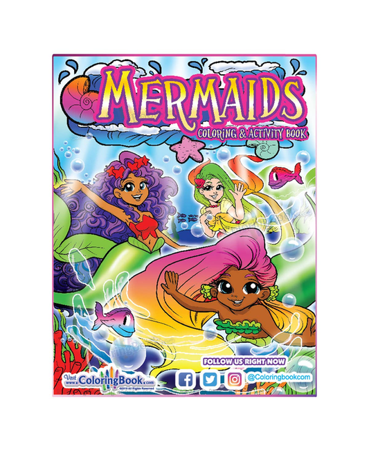 Mermaids Coloring Book