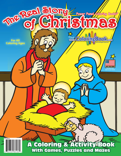 The Real Story of Christmas Coloring Book