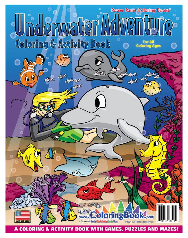 Underwater Adventures Coloring Books-2