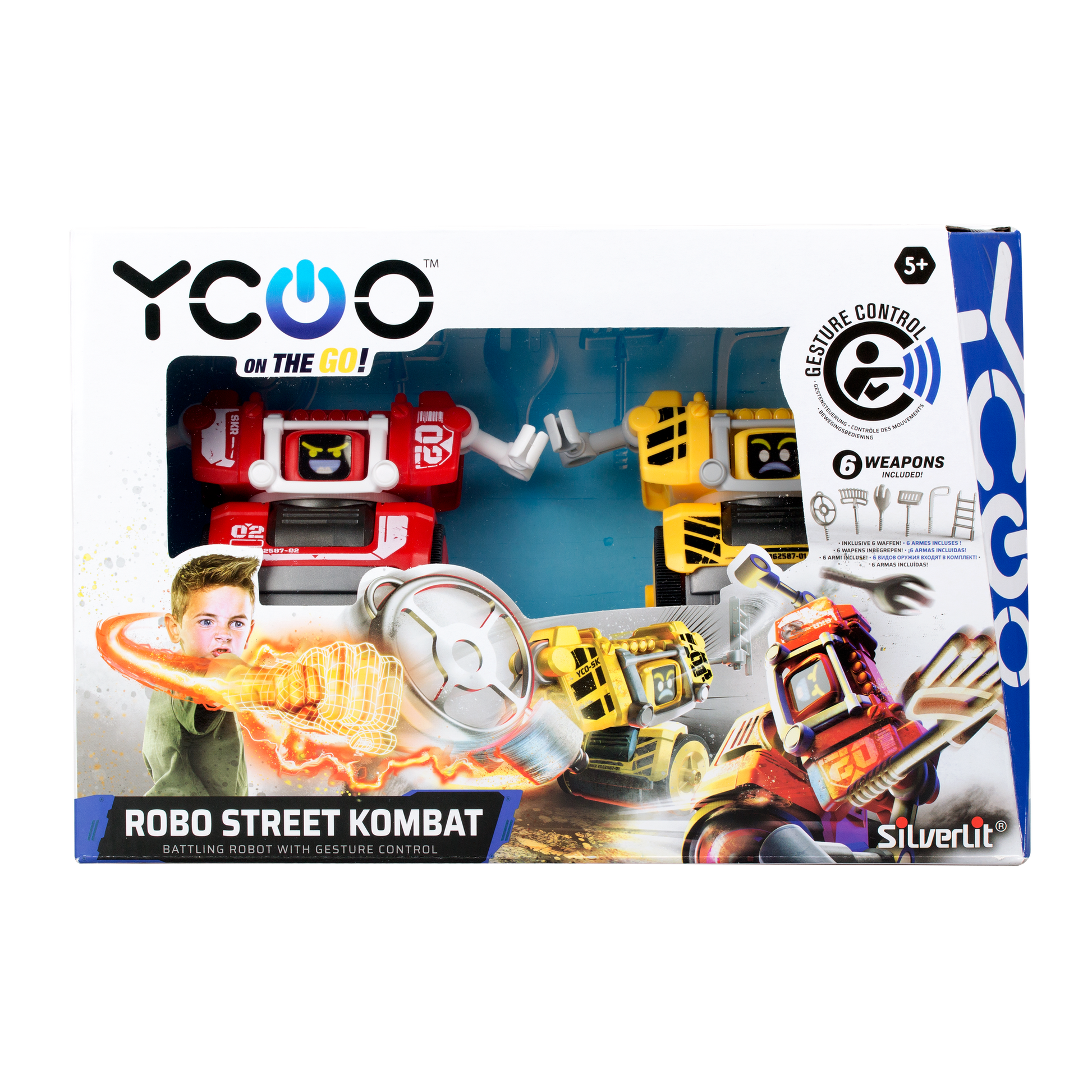 SILVERLIT YCOO ROBO STREET KOMBAT TWIN PACK