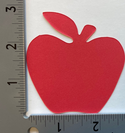 Apple Tri-Color Creative Cut-Outs-3