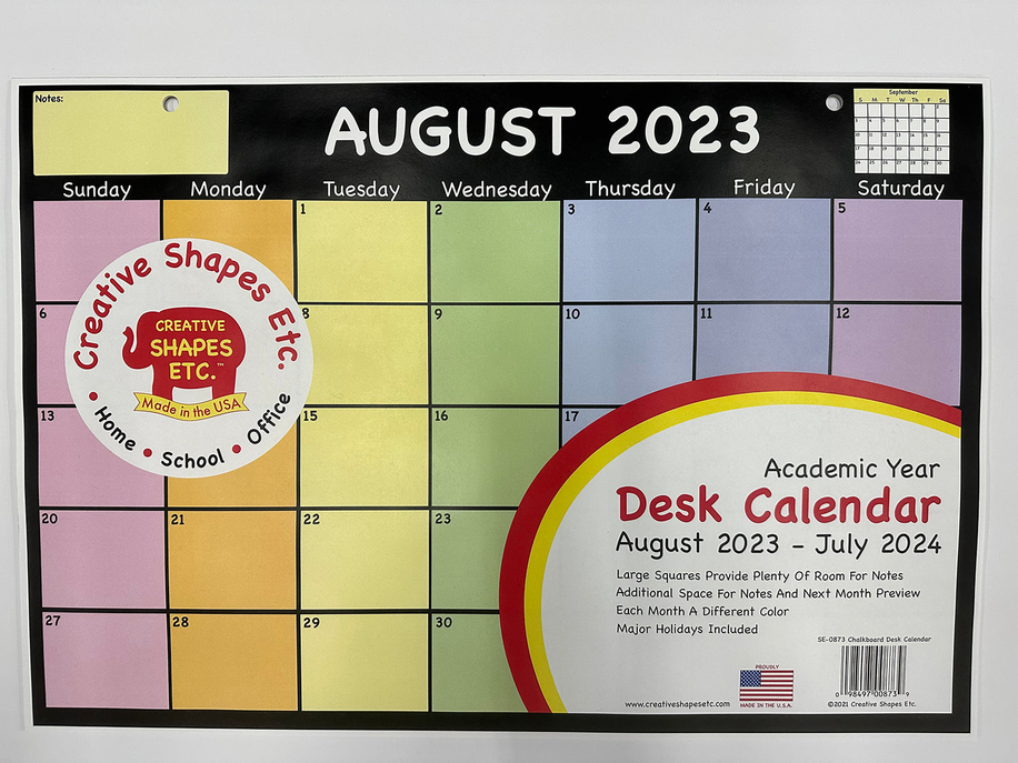 Academic Year Desk Calendar-3