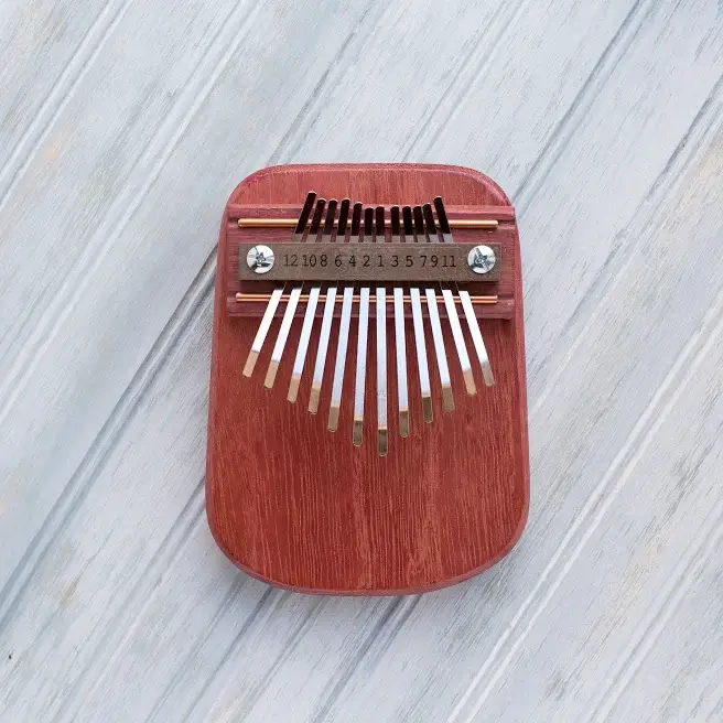 12 Key Purple Heart Thumb Piano