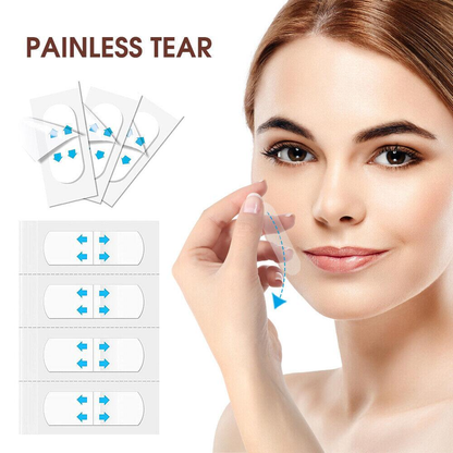 80Pcs Face Lifting Sticker Invisible Tape Firming Chin Fade Fine Lines V-shaped-2