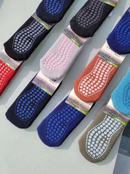 WOOL Socks Lambswool, Thermal Black