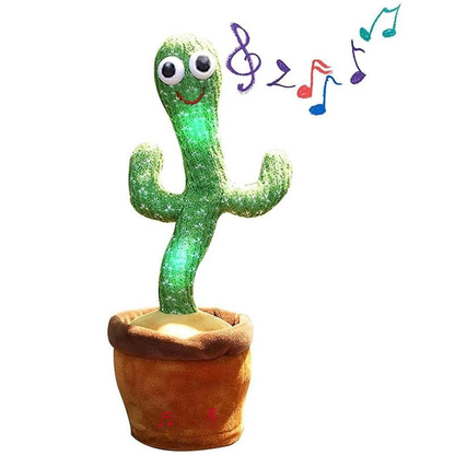 Dancing Cactus Mimicking Toy, USB Rechargeable, 120 Songs-2