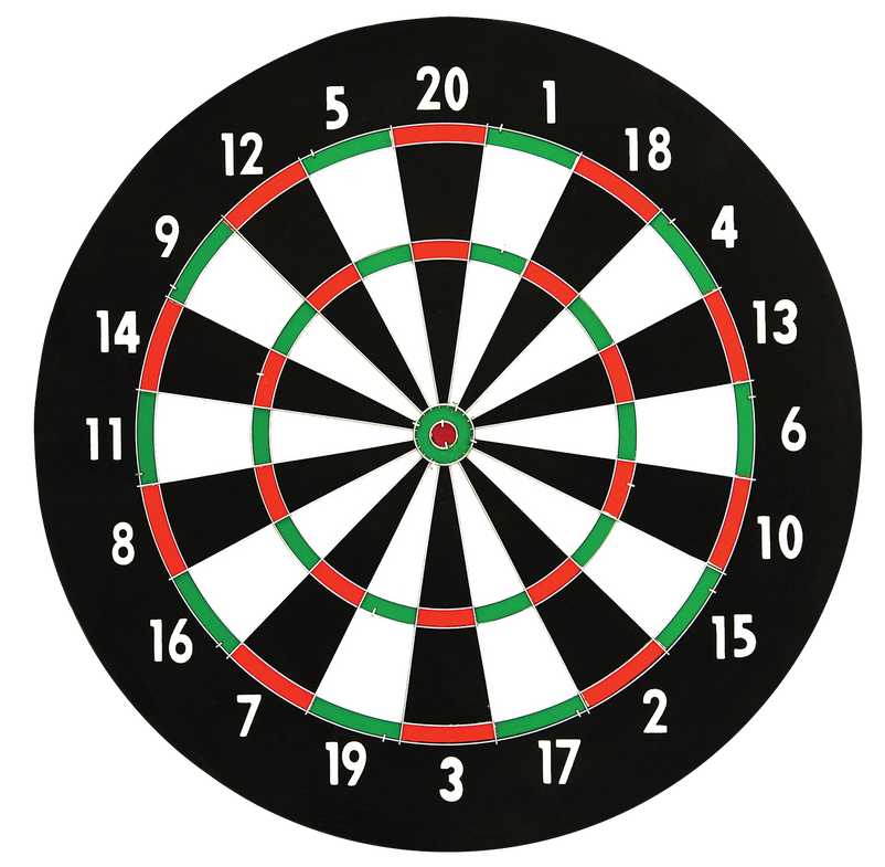 Dartboard with 6 Hard Tip Darts 11.5" Diameter-3