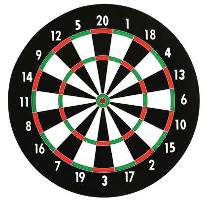 Dartboard with 6 Hard Tip Darts 11.5" Diameter-3