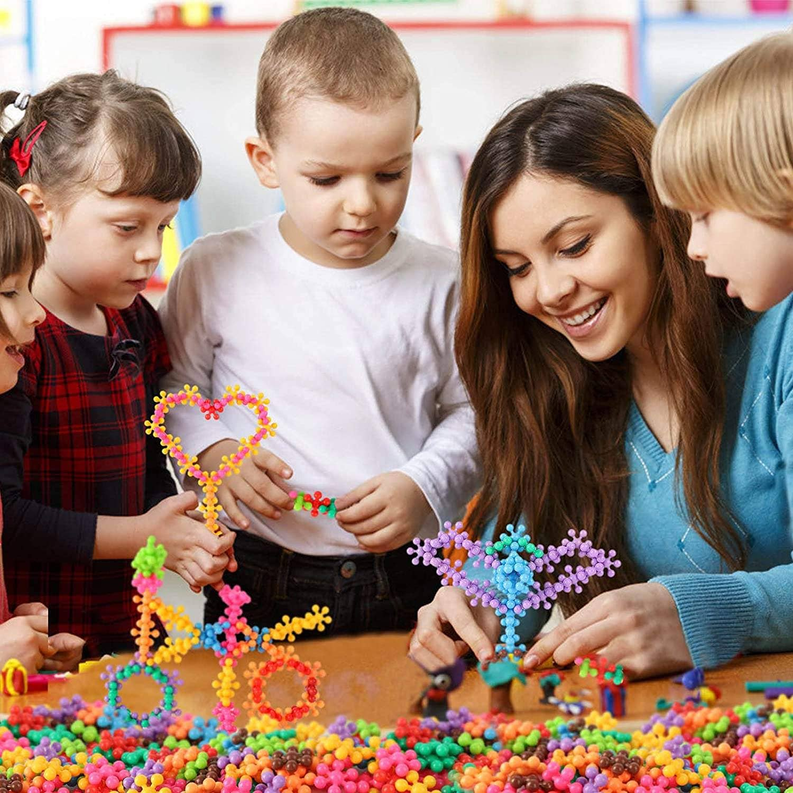 200-Piece 3D Interlocking Building Blocks STEM Toy-4