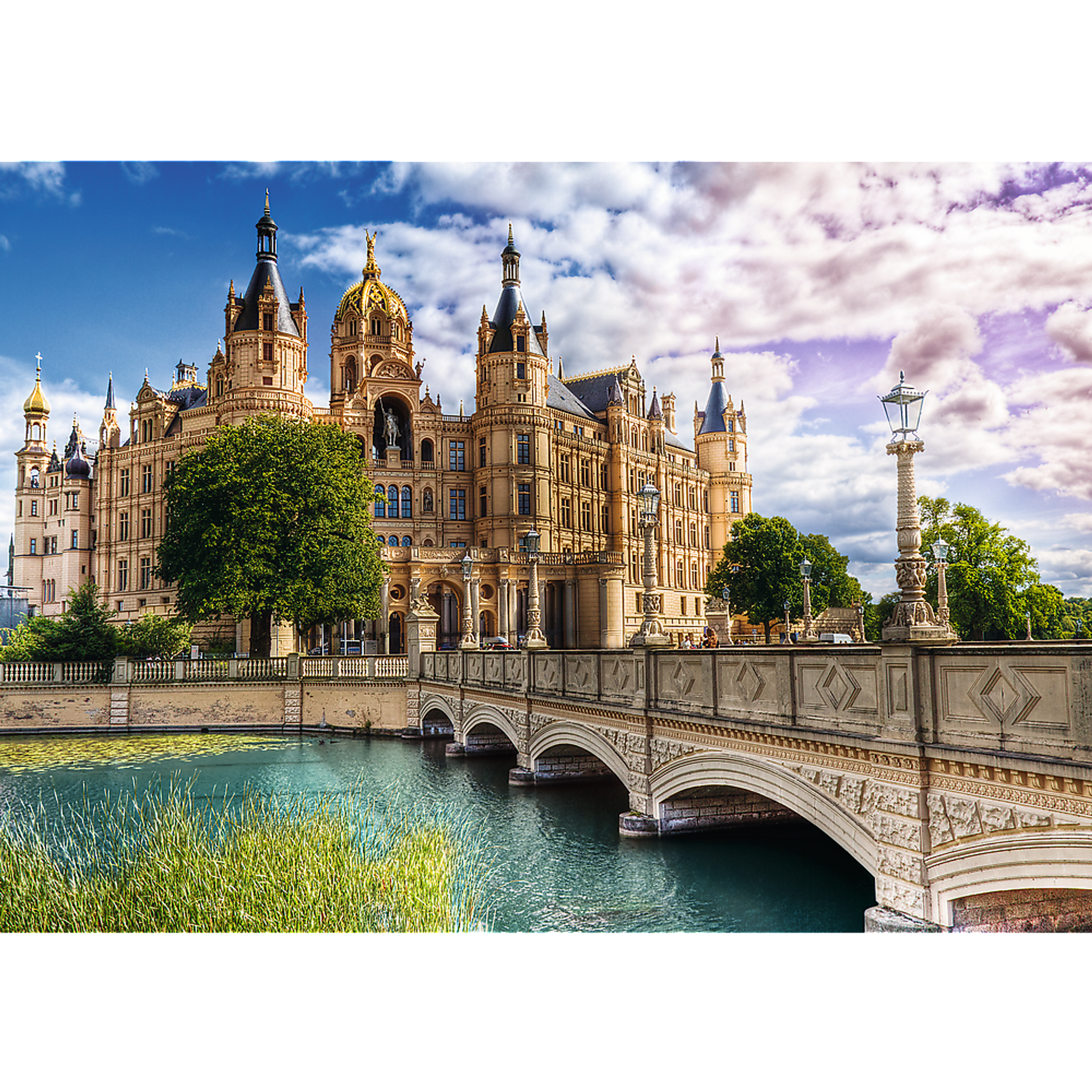 1000 piece Jigsaw Puzzles - Castle on the Island-2