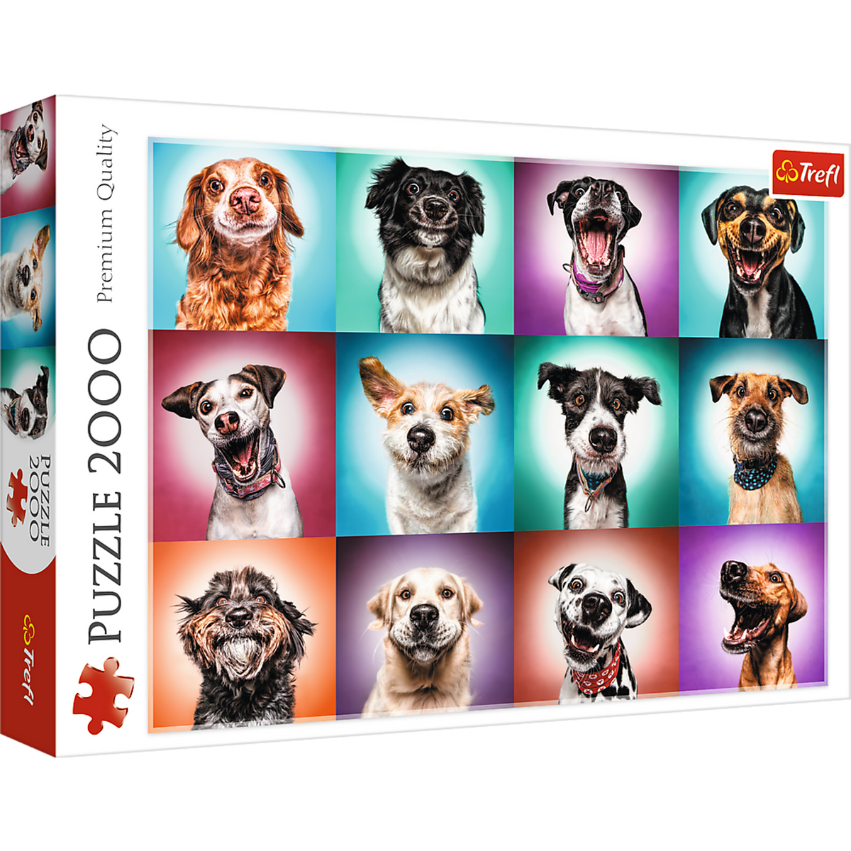 2000 piece Jigsaw Puzzles - Funny dog portraits II