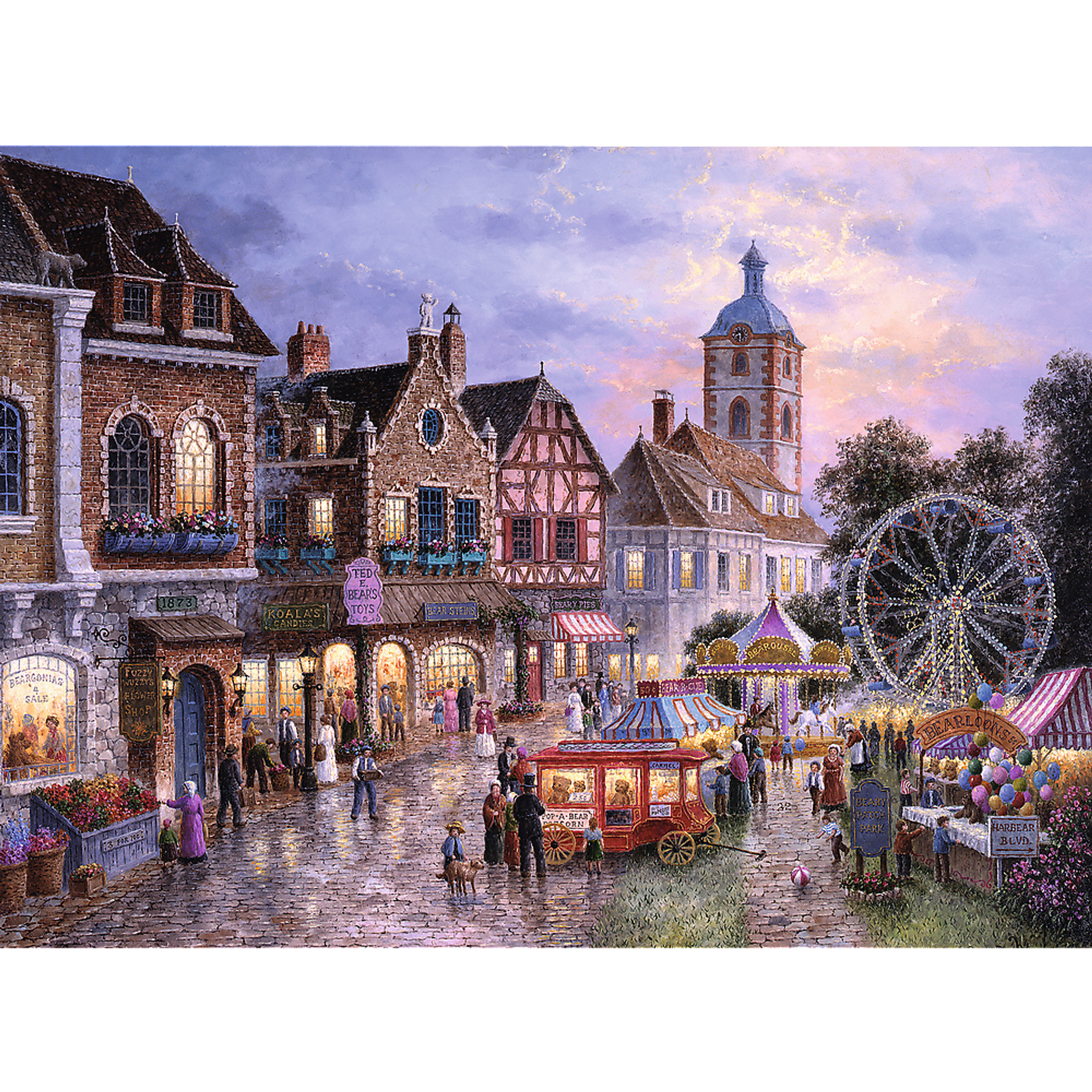 3000 piece Jigsaw Puzzles - Funfair-2