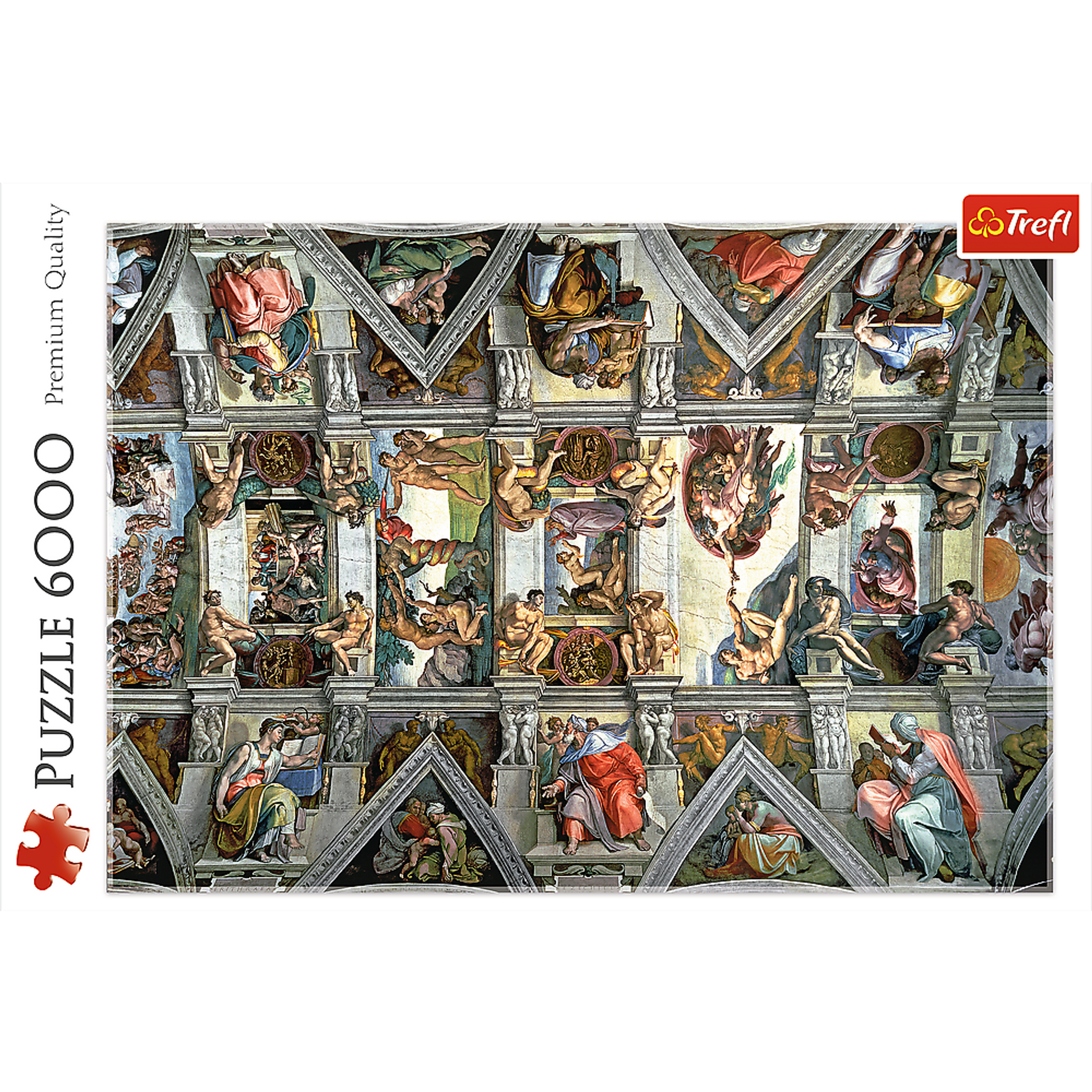 6000 piece Jigsaw Puzzles - Sistine Chapel ceiling-3