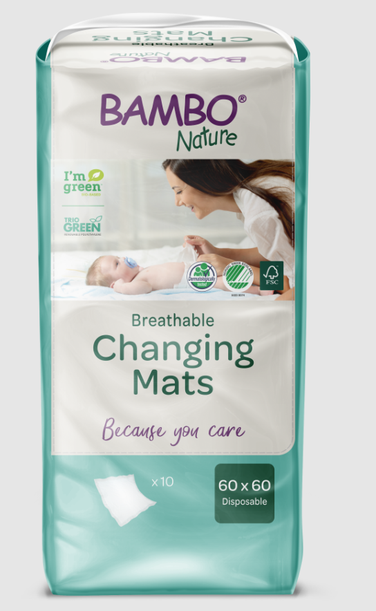 Bambo Nature Breathable Changing Mats - 24"x24"