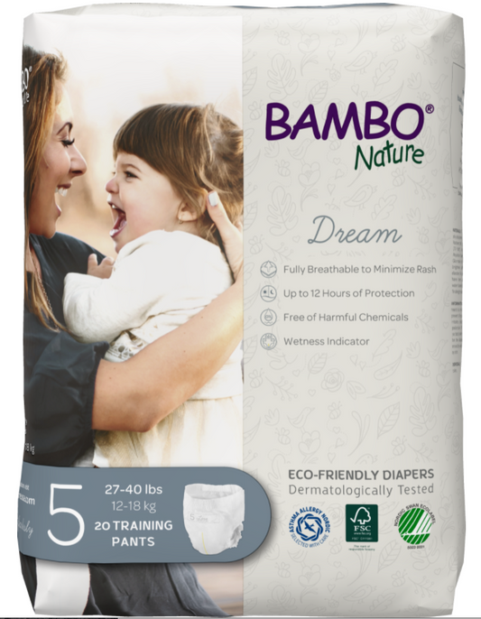 Bambo Nature Training Pants Size 5