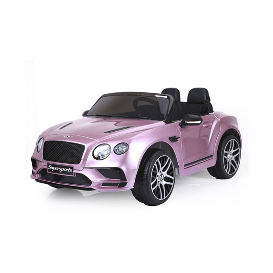12V Bentley Continental 2 Seater Ride on Car Pink