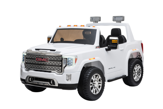 12V GMC Denali 2 Seater Ride on Car White