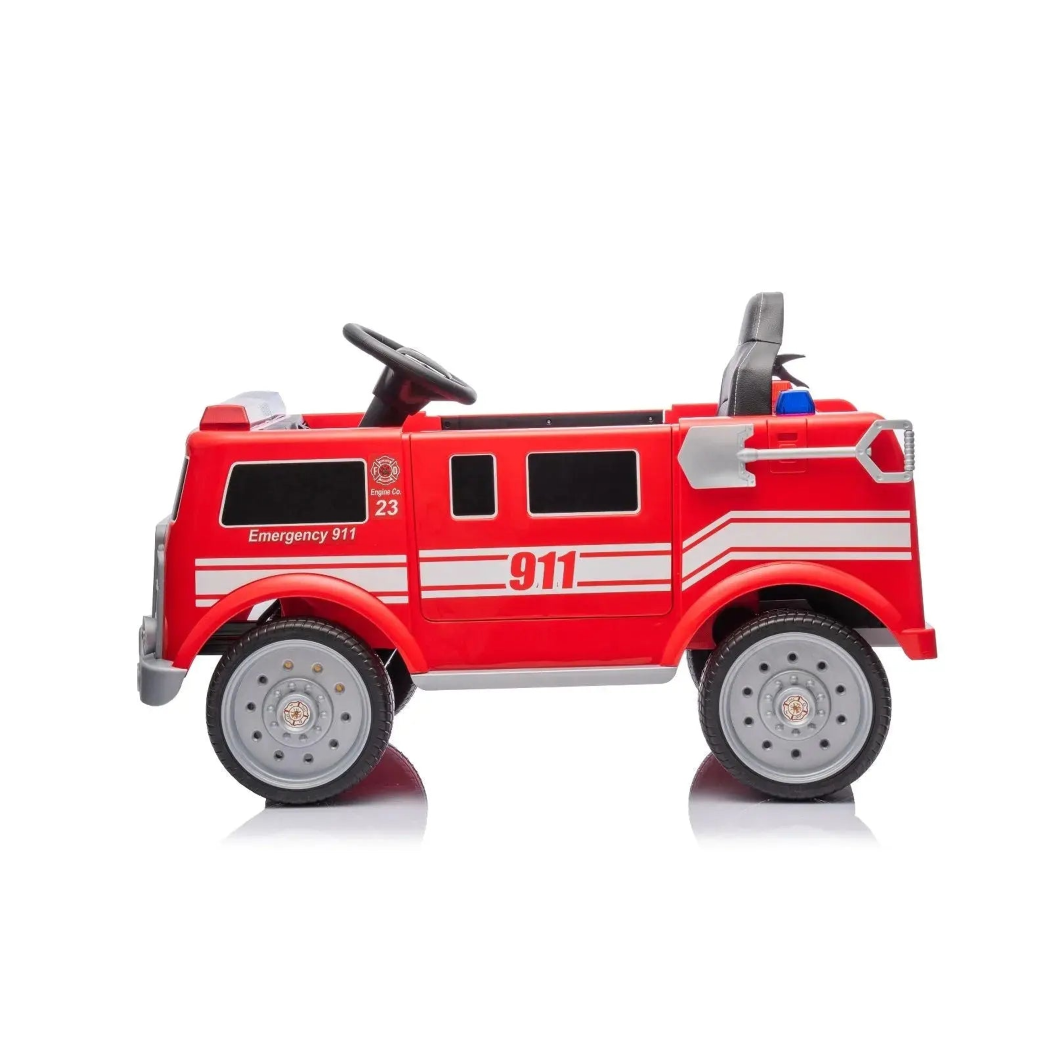 12V Freddo Fire Truck 1 Seater Ride on-3