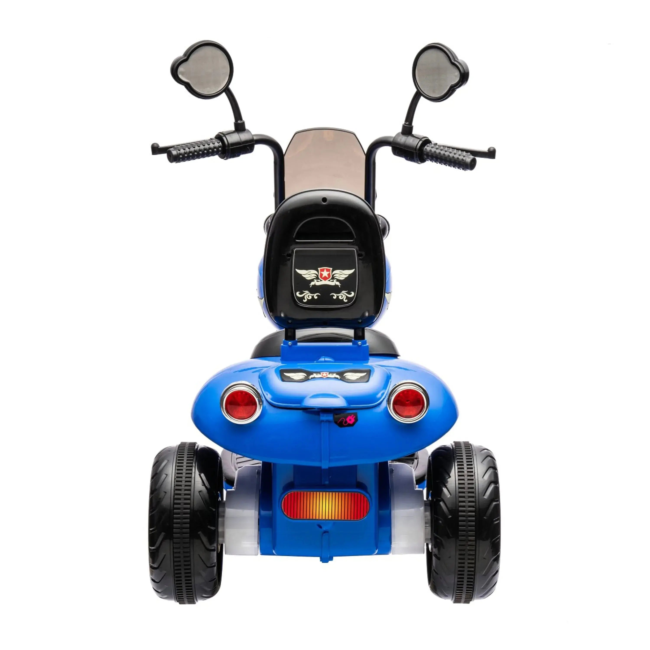 12V Freddo Kids Cruiser 1 Seater Motorcycle Blue-3