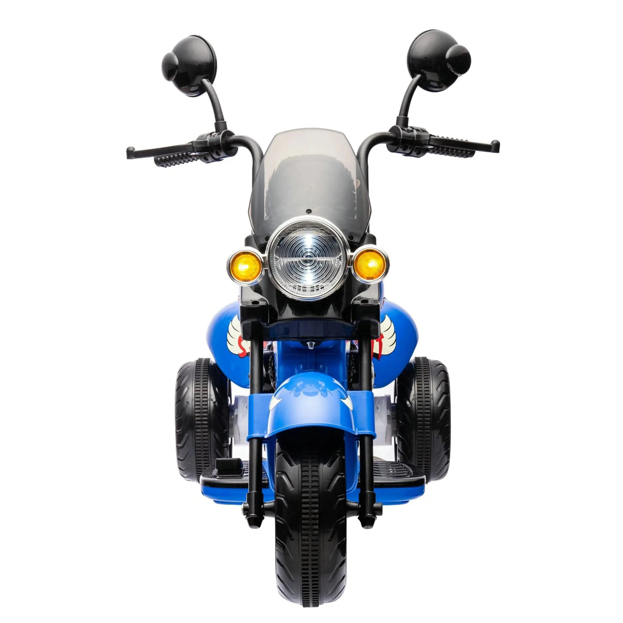 12V Freddo Kids Cruiser 1 Seater Motorcycle Blue-4