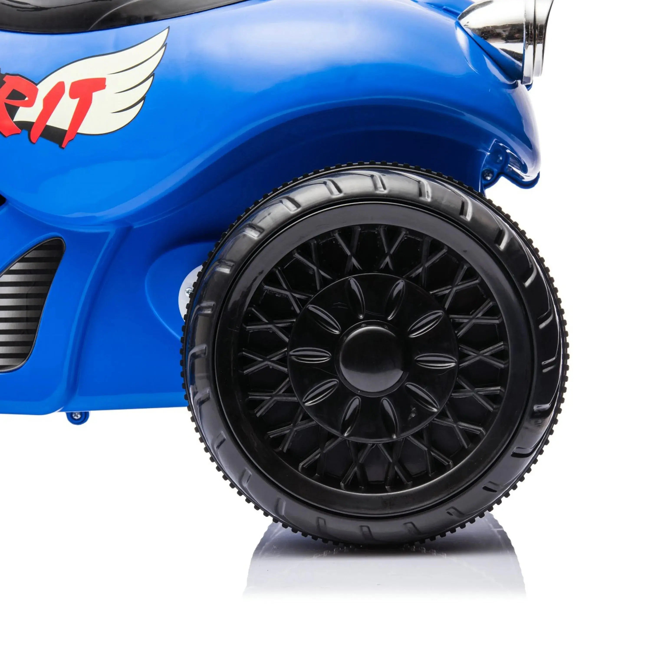12V Freddo Kids Cruiser 1 Seater Motorcycle Blue-6