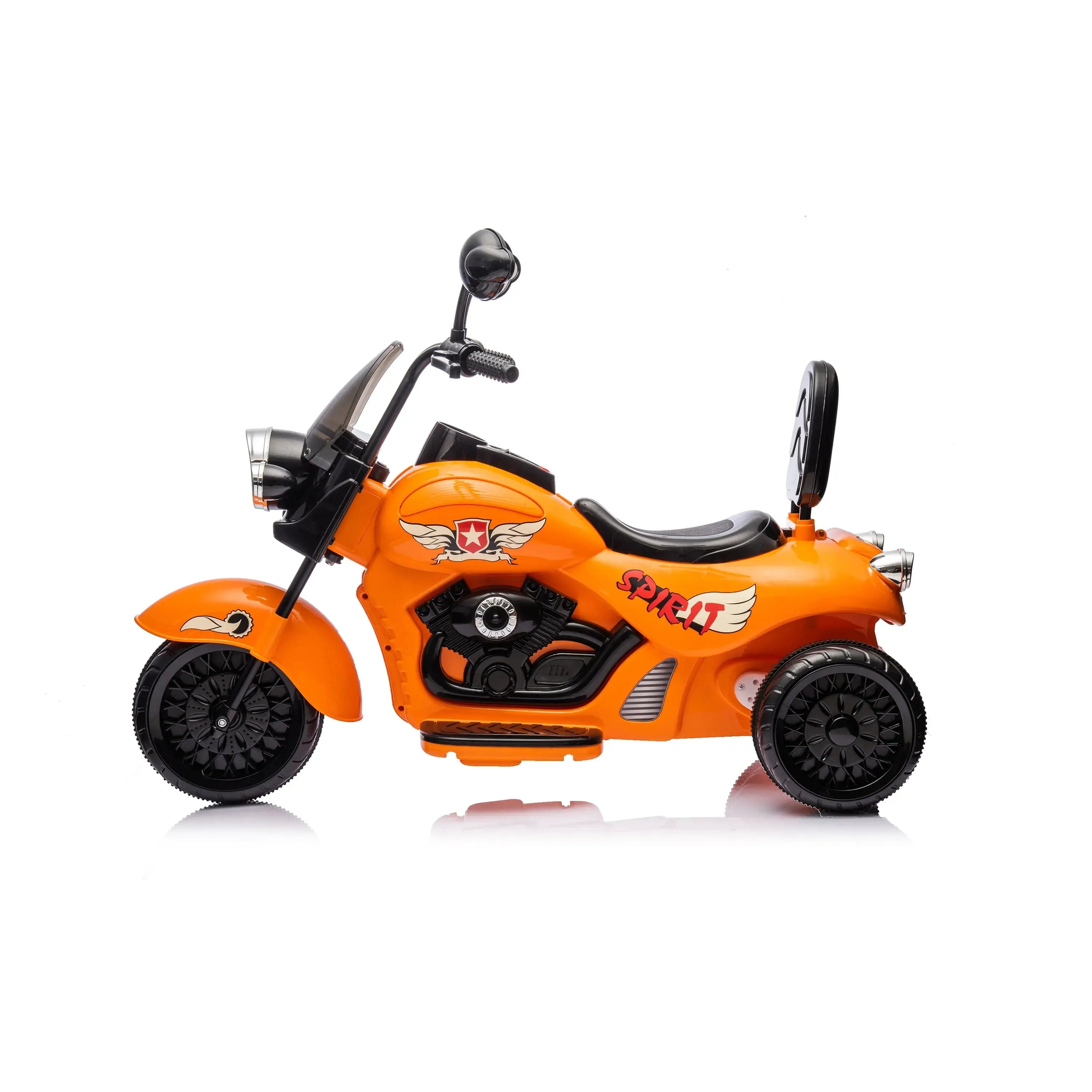 12V Freddo Kids Cruiser 1 Seater Motorcycle Orange-2