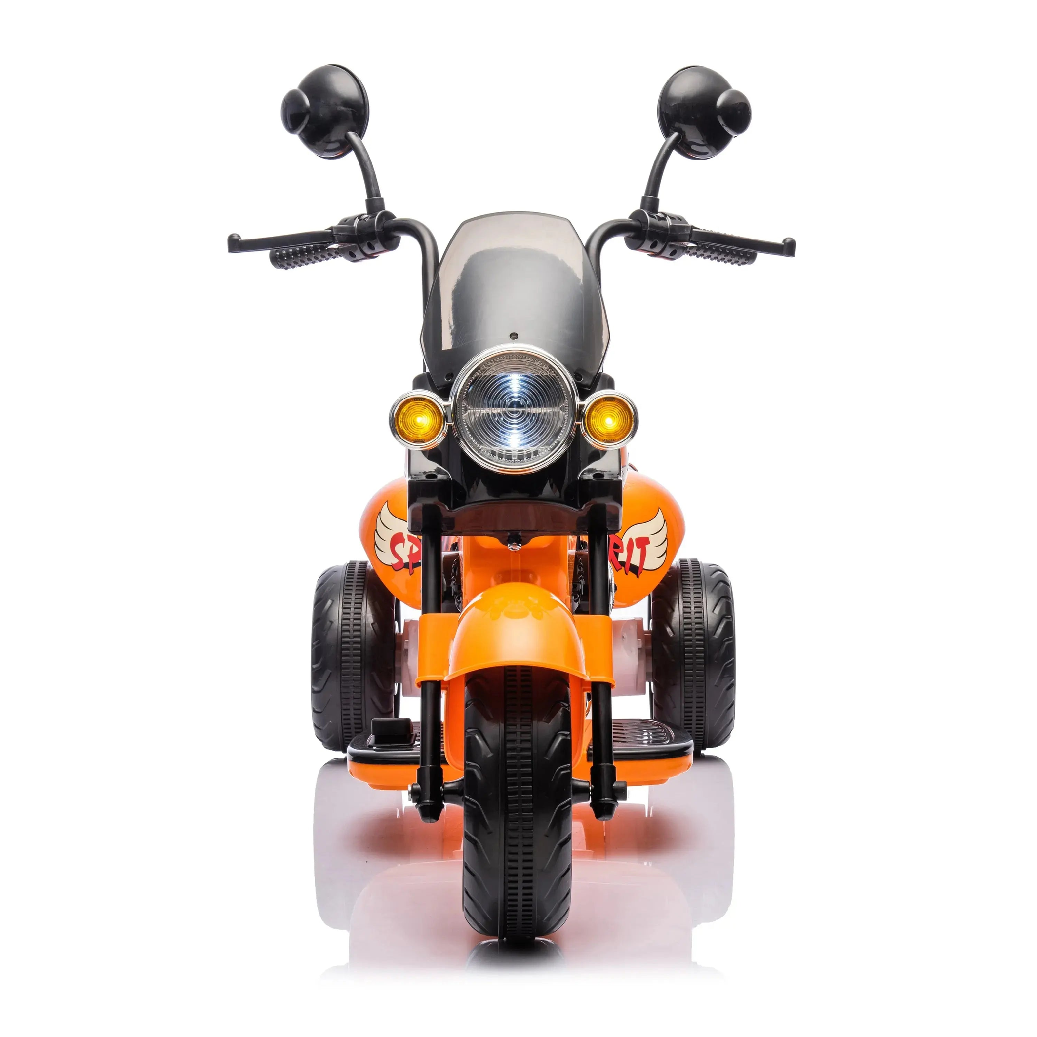 12V Freddo Kids Cruiser 1 Seater Motorcycle Orange-4