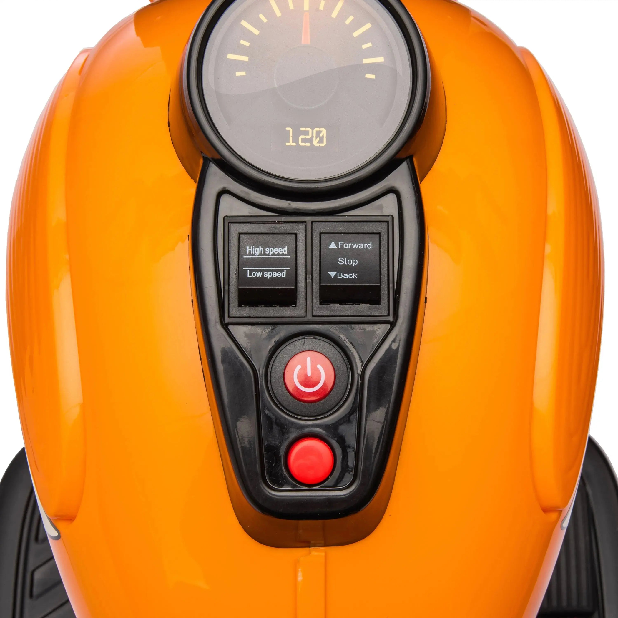 12V Freddo Kids Cruiser 1 Seater Motorcycle Orange-9