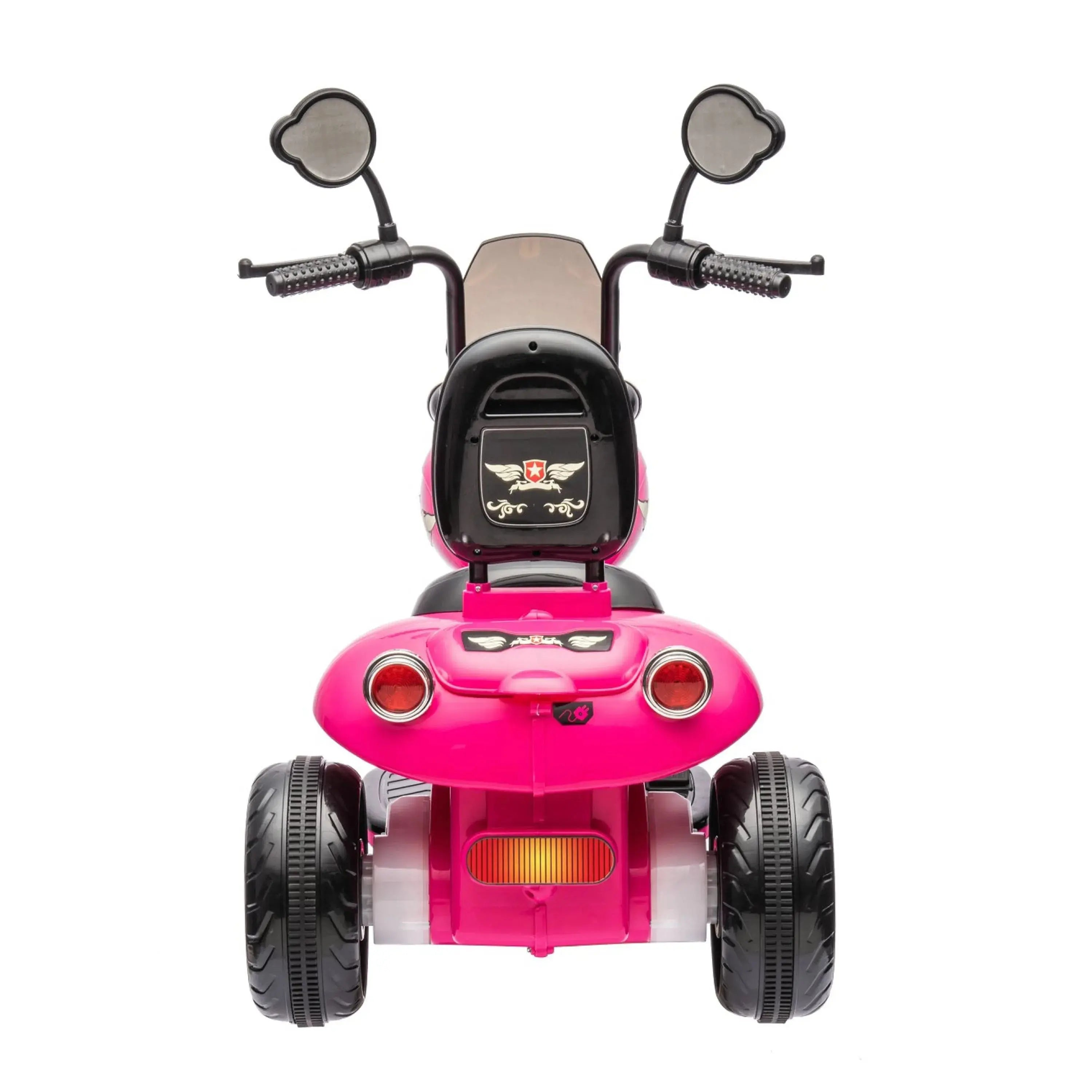 12V Freddo Kids Cruiser 1 Seater Motorcycle Pink-3