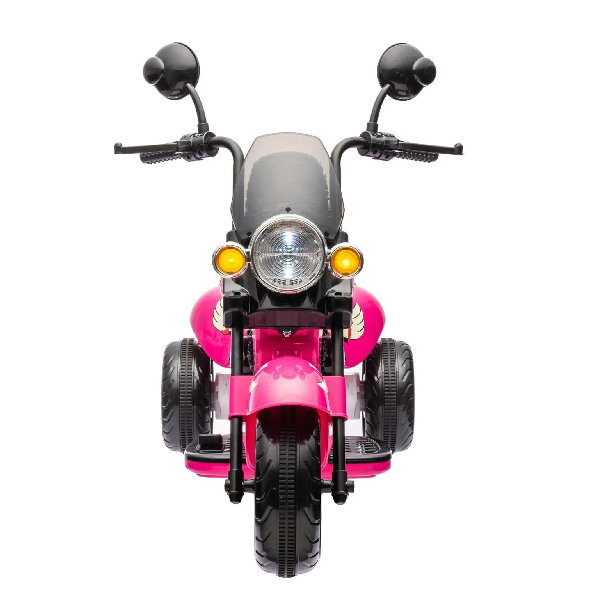 12V Freddo Kids Cruiser 1 Seater Motorcycle Pink-4