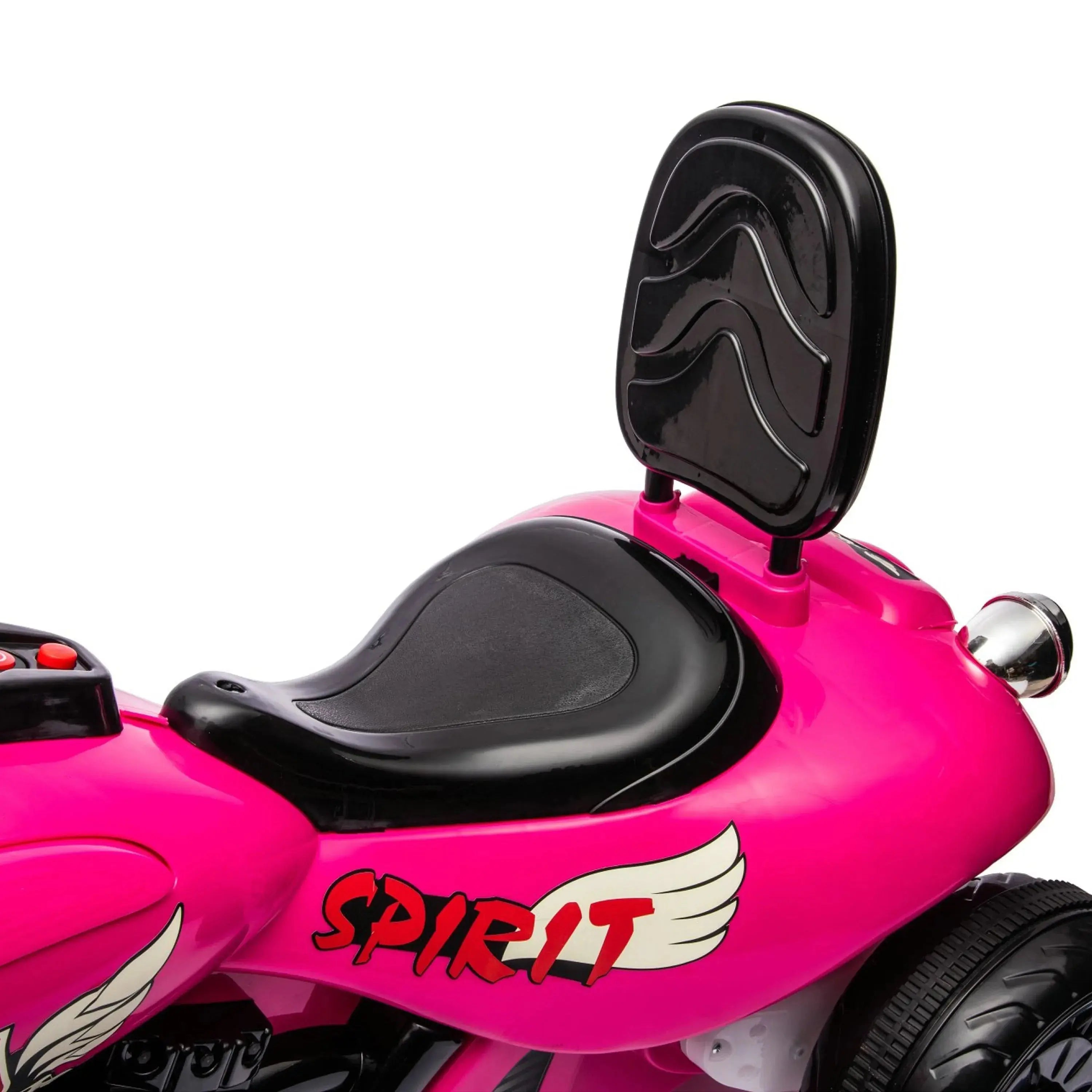 12V Freddo Kids Cruiser 1 Seater Motorcycle Pink-8
