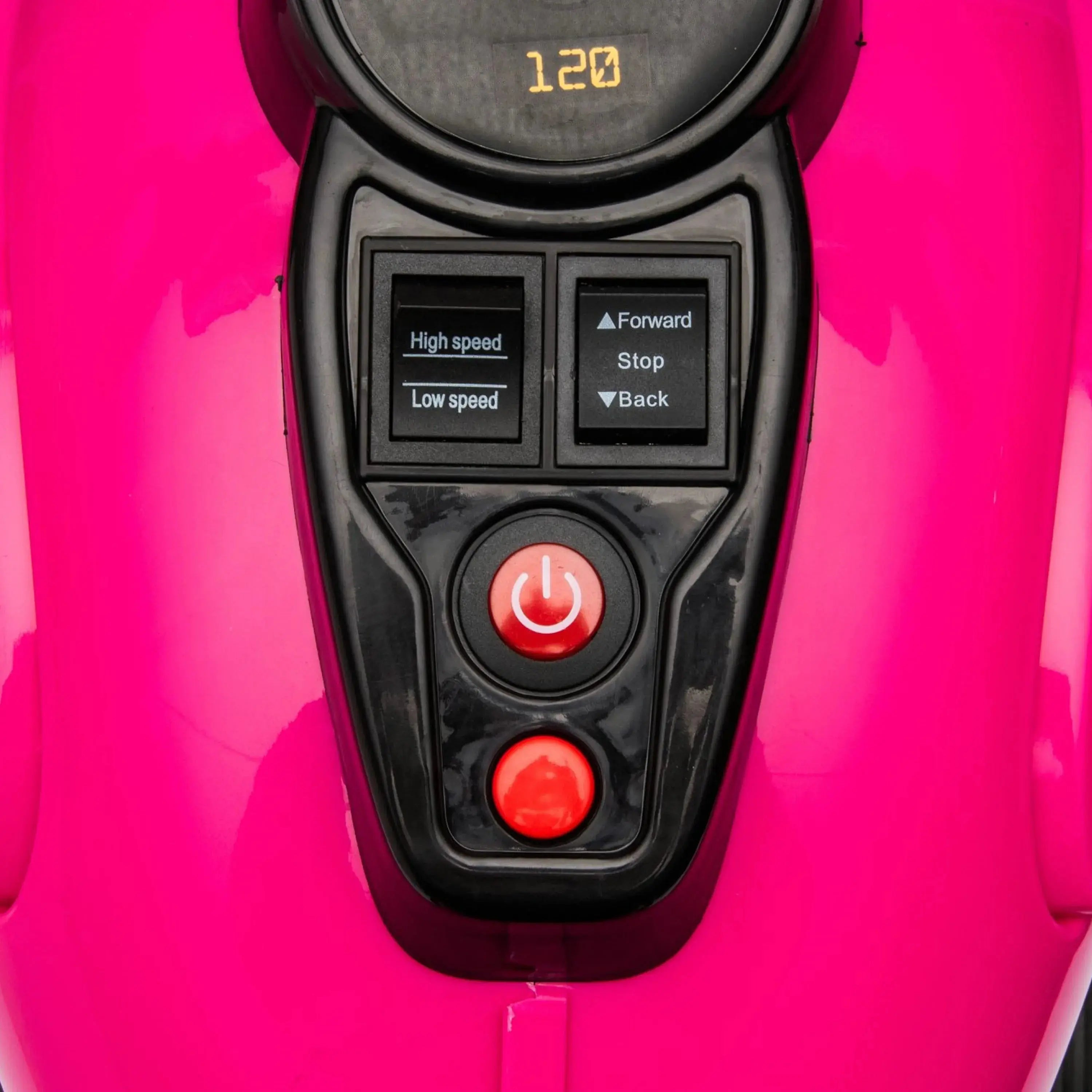 12V Freddo Kids Cruiser 1 Seater Motorcycle Pink-9