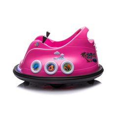 12V Freddo Bumper Car 1 Seater Ride on for Kids Pink-2