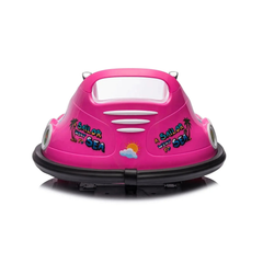 12V Freddo Bumper Car 1 Seater Ride on for Kids Pink-3