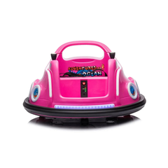 12V Freddo Bumper Car 1 Seater Ride on for Kids Pink-4