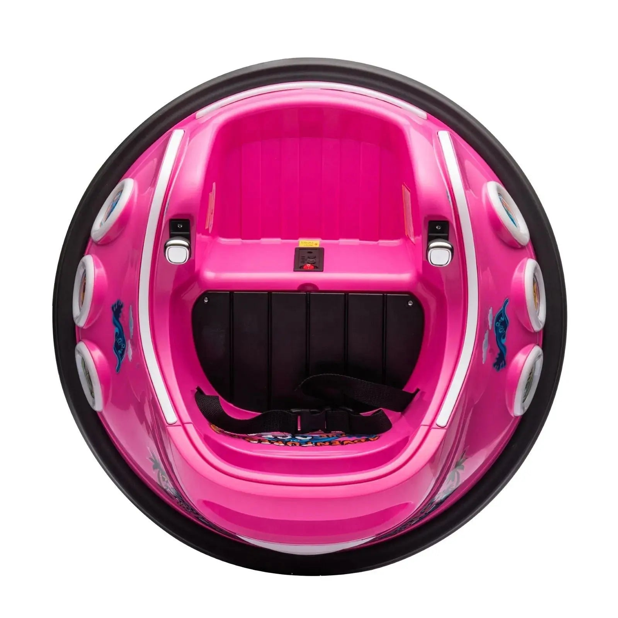 12V Freddo Bumper Car 1 Seater Ride on for Kids Pink-6