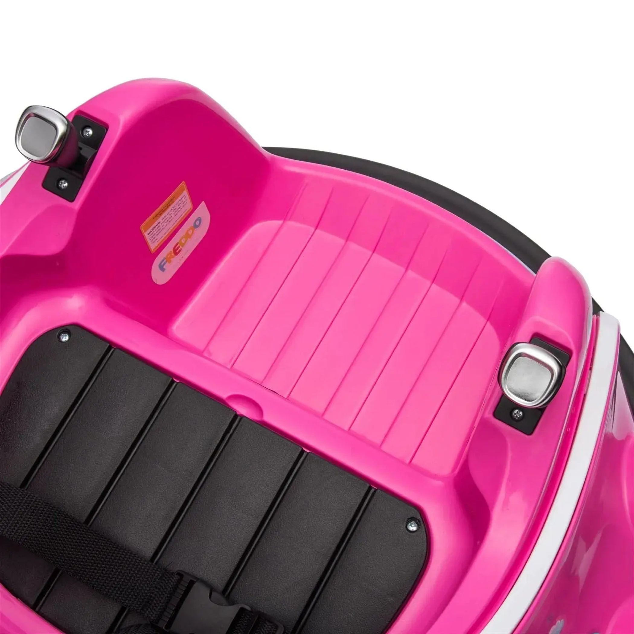 12V Freddo Bumper Car 1 Seater Ride on for Kids Pink-7